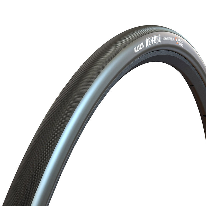 Maxxis, Re-Fuse, Road Tire, 700x32C, Folding, Tubeless Ready, Dual, MaxxShield, 60TPI, Black