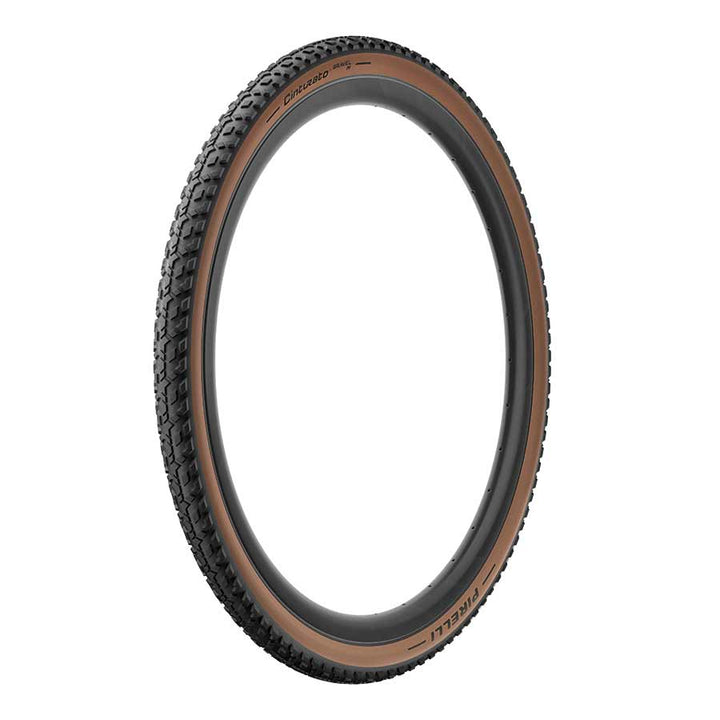 Pirelli, Cinturato Gravel M, Gravel Tire, 700x40C, Folding, Tubeless Ready, SpeedGrip, 127TPI, Tanwall