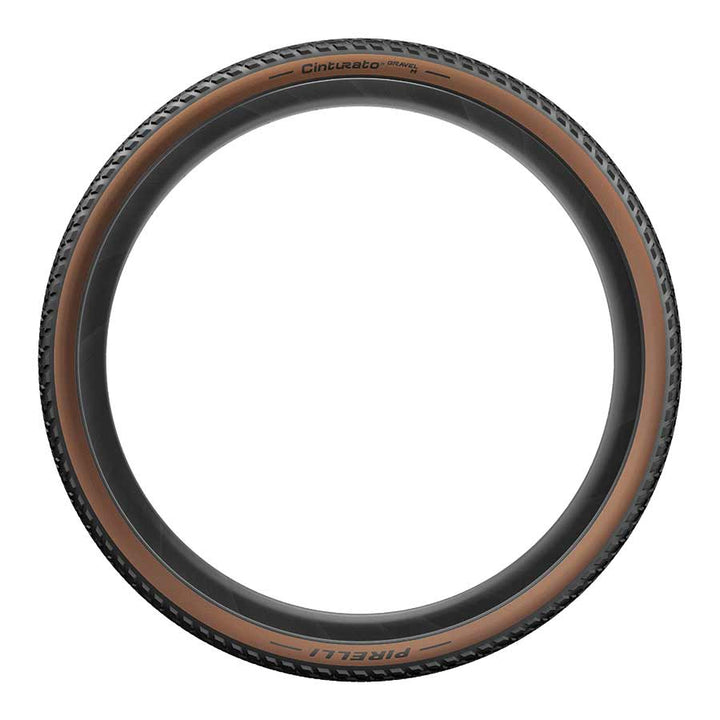 Pirelli, Cinturato Gravel M, Gravel Tire, 700x40C, Folding, Tubeless Ready, SpeedGrip, 127TPI, Tanwall