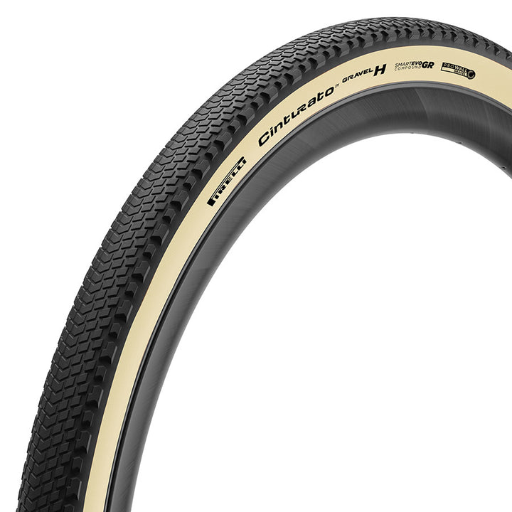 Pirelli, Cinturato Gravel H HP-Line, Gravel Tire, 700x40C, Folding, Tubeless Ready, SmartEVO GR, ProWALL Gravel, 120TPI, Black