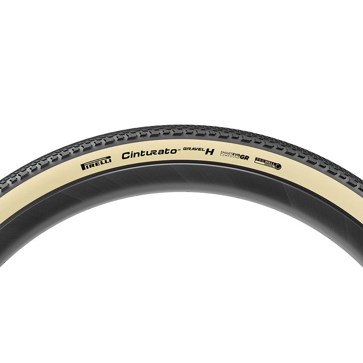 Pirelli, Cinturato Gravel H HP-Line, Gravel Tire, 700x40C, Folding, Tubeless Ready, SmartEVO GR, ProWALL Gravel, 120TPI, Black