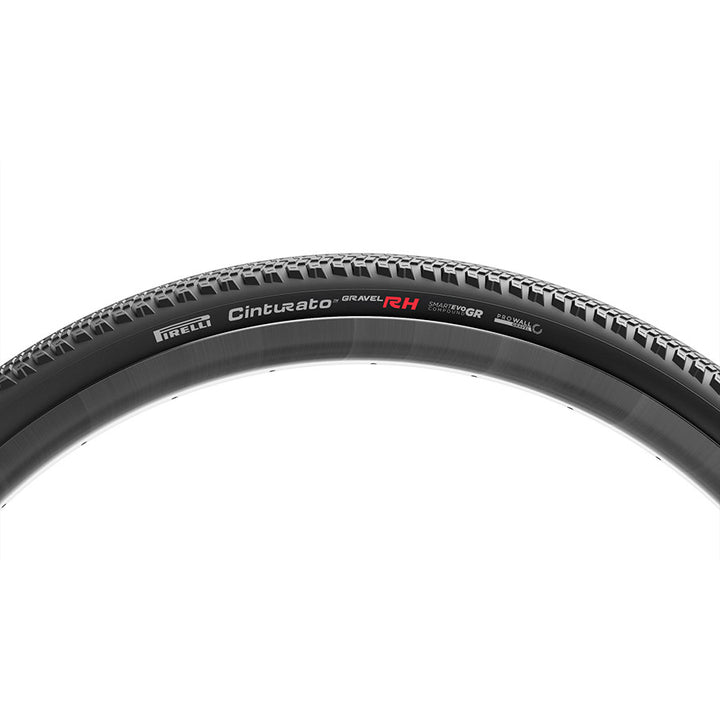 Pirelli, Cinturato Gravel RH HP-Line, Gravel Tire, 700x40C, Folding, Tubeless Ready, SmartEVO GR, ProWALL Gravel, 120TPI, Black