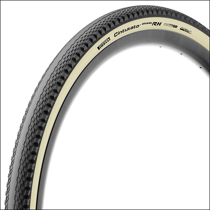 Pirelli, Cinturato Gravel RH HP-Line, Gravel Tire, 700x40C, Folding, Tubeless Ready, SmartEVO GR, ProWALL Gravel, 120TPI, Black