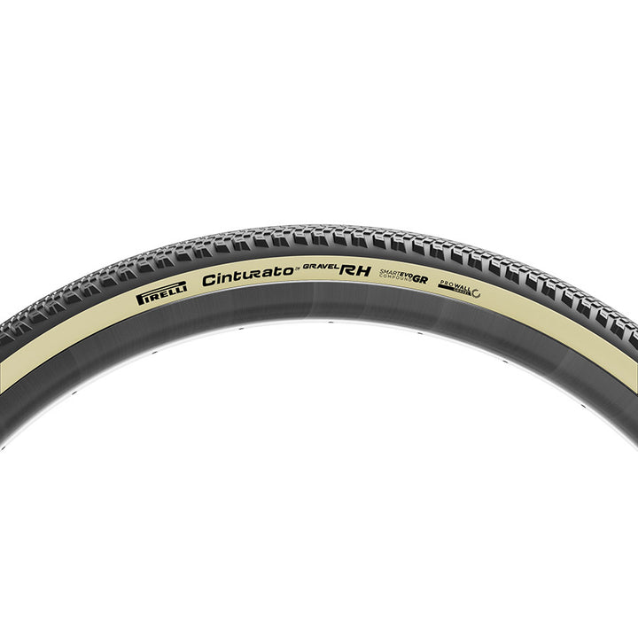 Pirelli, Cinturato Gravel RH HP-Line, Gravel Tire, 700x40C, Folding, Tubeless Ready, SmartEVO GR, ProWALL Gravel, 120TPI, Black