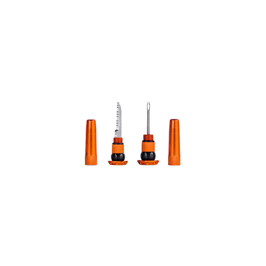 Muc-Off, Stealth Tubeless Plugs, Patch Kit, Orange, Pair
