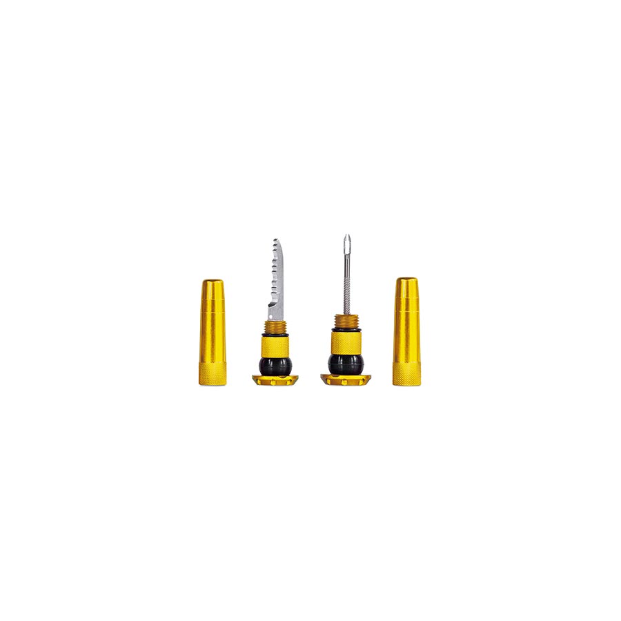 Muc-Off, Stealth Tubeless Plugs, Patch Kit, Orange, Pair