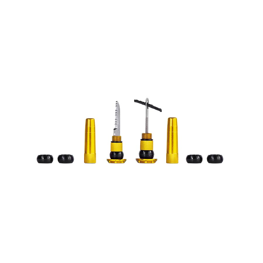 Muc-Off, Stealth Tubeless Plugs, Patch Kit, Orange, Pair
