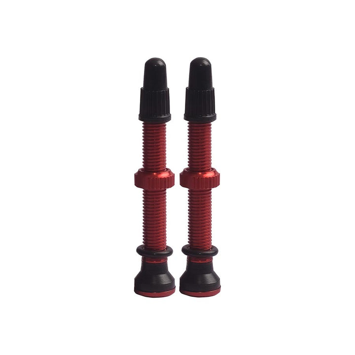 EVO, Tubeless Valves, Tubeless Valve, Presta, 44mm, Orange, Pair