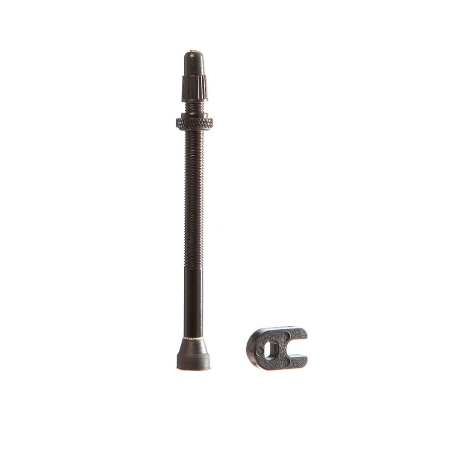 Zipp, 80mm Universal Valve, Tubeless Valve, Presta, 80mm, 1 valve, 1 valve core wrench