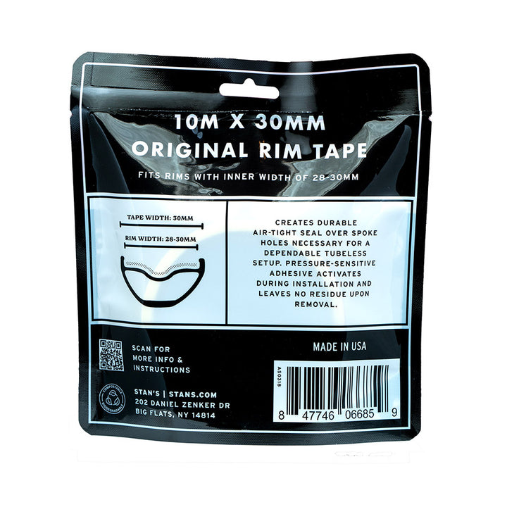 Stans No Tubes, Rim Tape, Tubeless Tape, 10m, 21mm