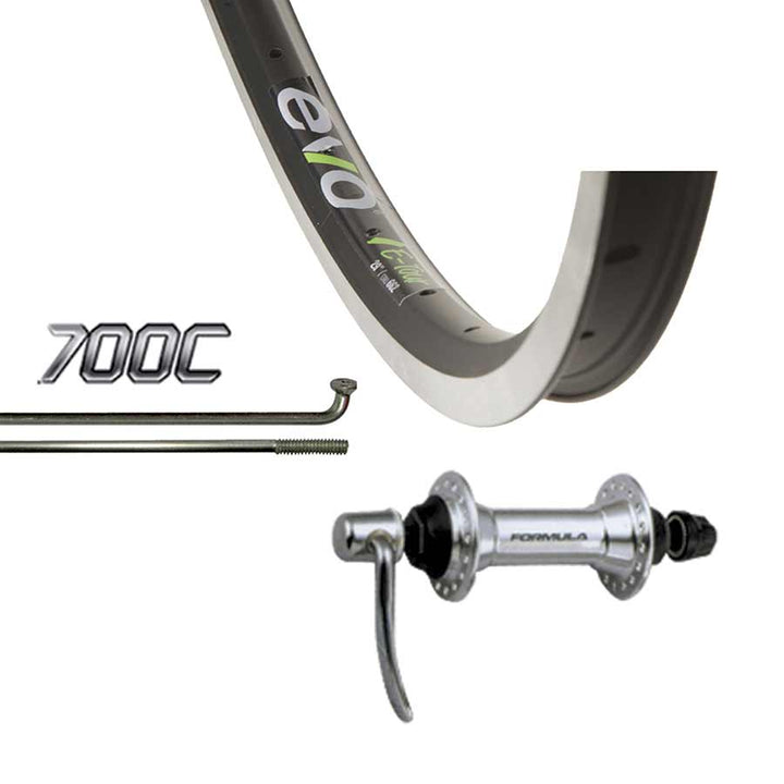 Wheel Shop - Touring - 700C - Evo Tour 19 Black/Stainless