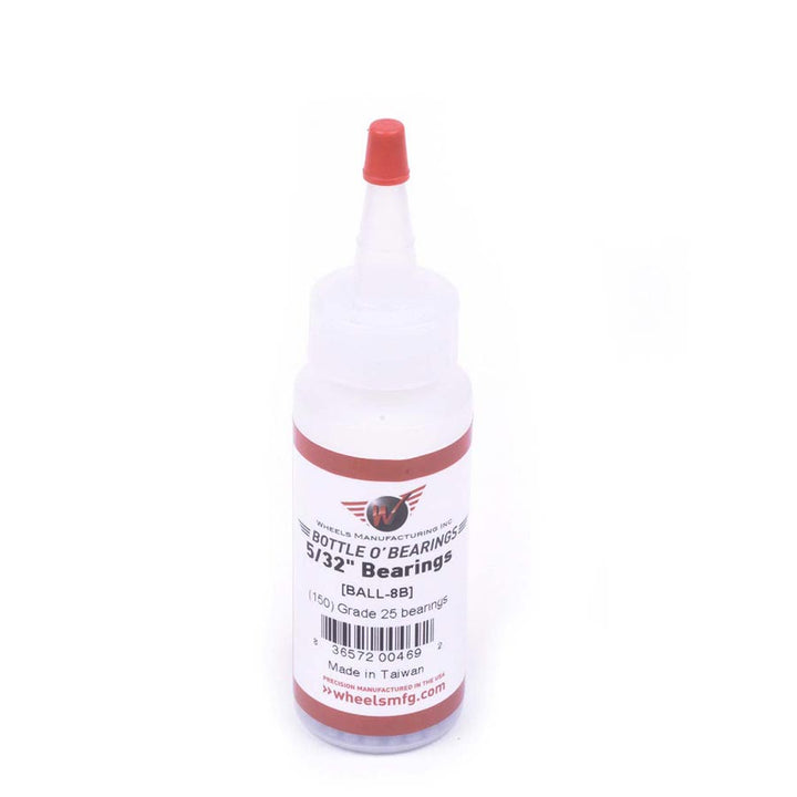 Wheels Manufacturing, Steel Ball Bearings, Bottle of 500, 5/32&