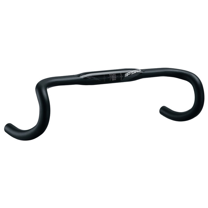 FSA, Energy Super Compact, Drop Handlebar, Diameter: 31.8mm, 380mm, Drop: 120mm, Reach: 70mm, Black