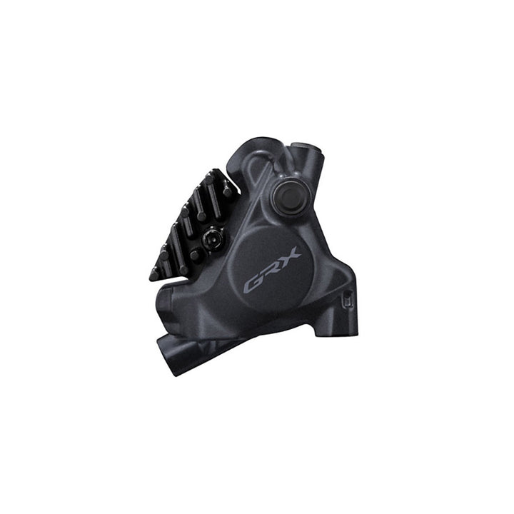 Shimano, GRX BR-RX410, Road Hydraulic Disc Brake, Front, Flat mount, 140 or 160mm (not included), 109g, Black