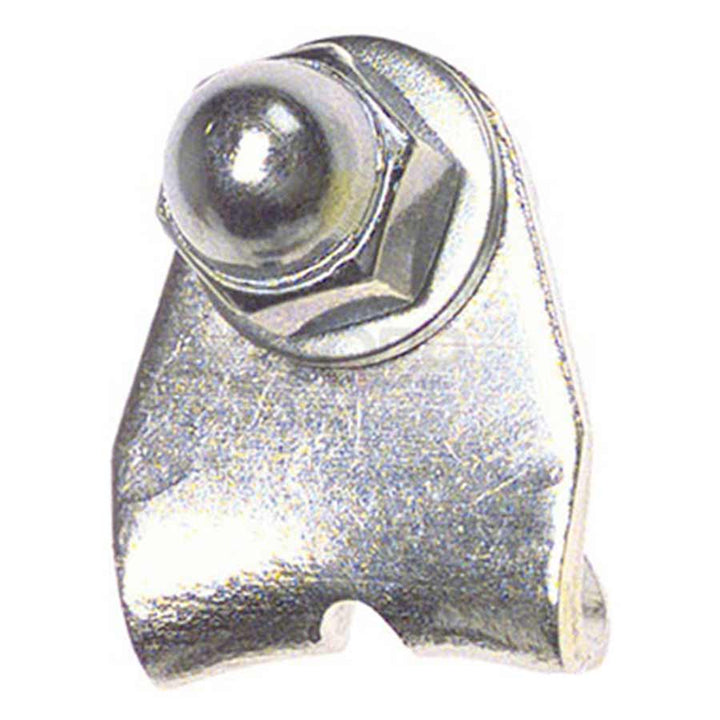 Jagwire, Straddle cable hanger, Galvanized, Silver, Bag of 10