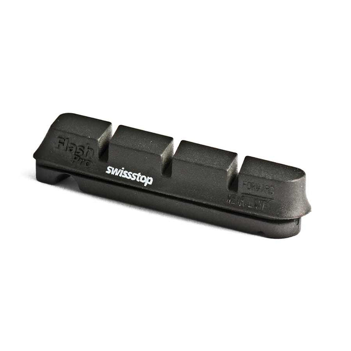 SwissStop, FlashPro, Replacement pads for carbon rims, Shimano, Black Prince, Pack of 4