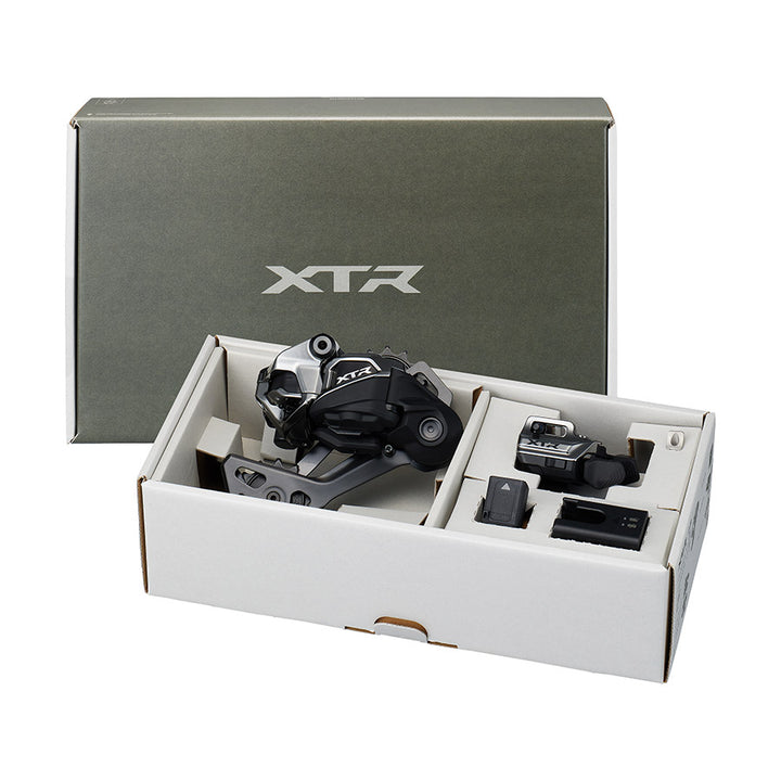 Shimano, XTR Di2 RD-M9250 Kit, Rear Derailleur, Speed: 12, Cage: SGS, Black, clamp band, IGPM9250UPG02