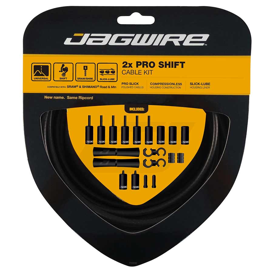 Jagwire, Pro Shift, Complete shift cable &amp; housing kit, Black