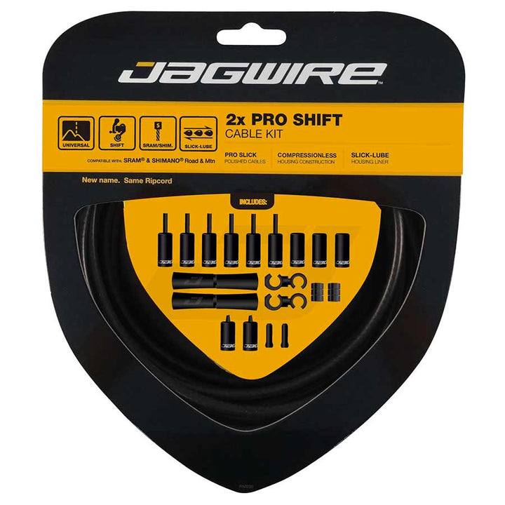 Jagwire, Pro Shift, Complete shift cable &amp; housing kit, Black
