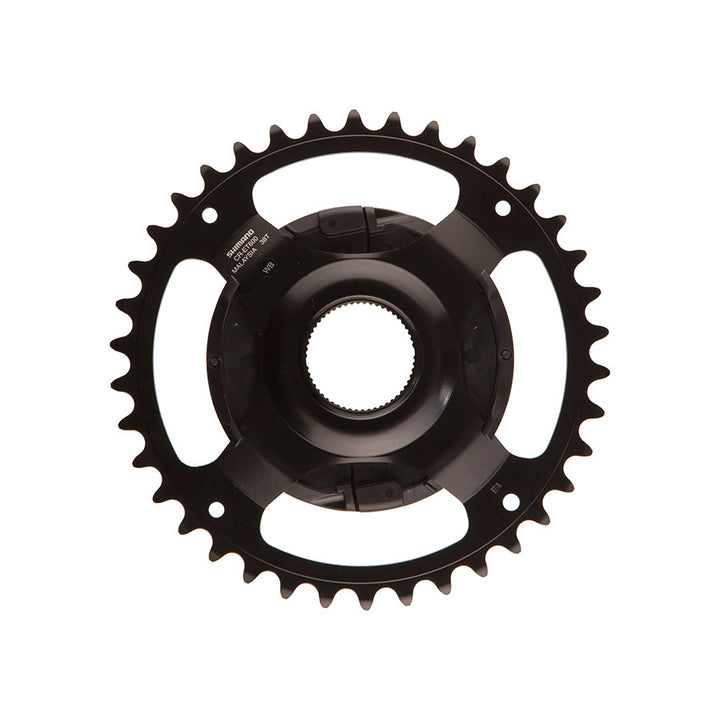 Shimano, CR-ET600, Chainring, Teeth: 38, Speed: 9-11, BCD: 104, Steel, Black, ECRET600A8XL