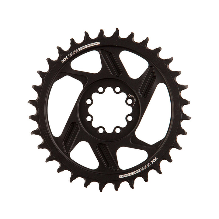SRAM, XX Downhill, Chainring, Teeth: 32, Speed: 7, BCD: Direct Mount SRAM 8 Bolt, Aluminum, Black, 11.6218.078.000
