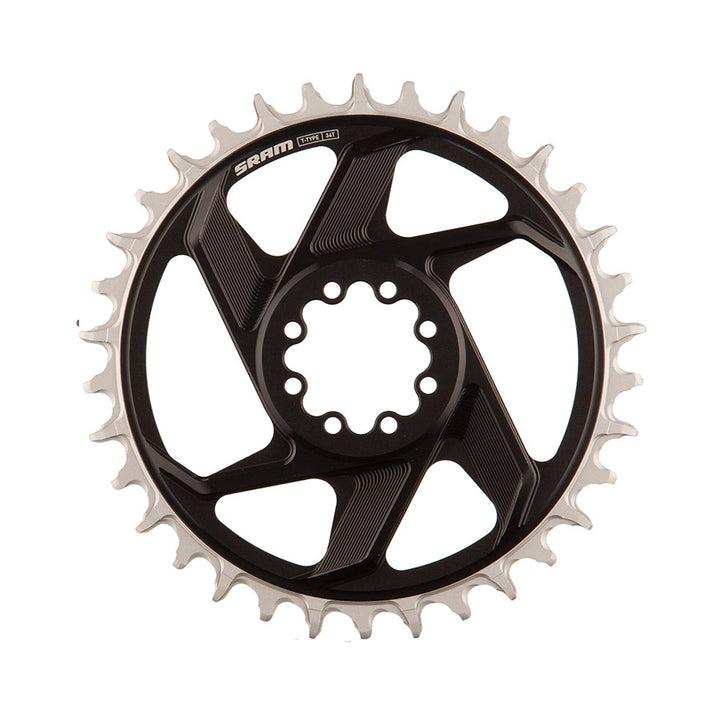 SRAM, XX Downhill, Chainring, Teeth: 32, Speed: 7, BCD: Direct Mount SRAM 8 Bolt, Aluminum, Black, 11.6218.078.000