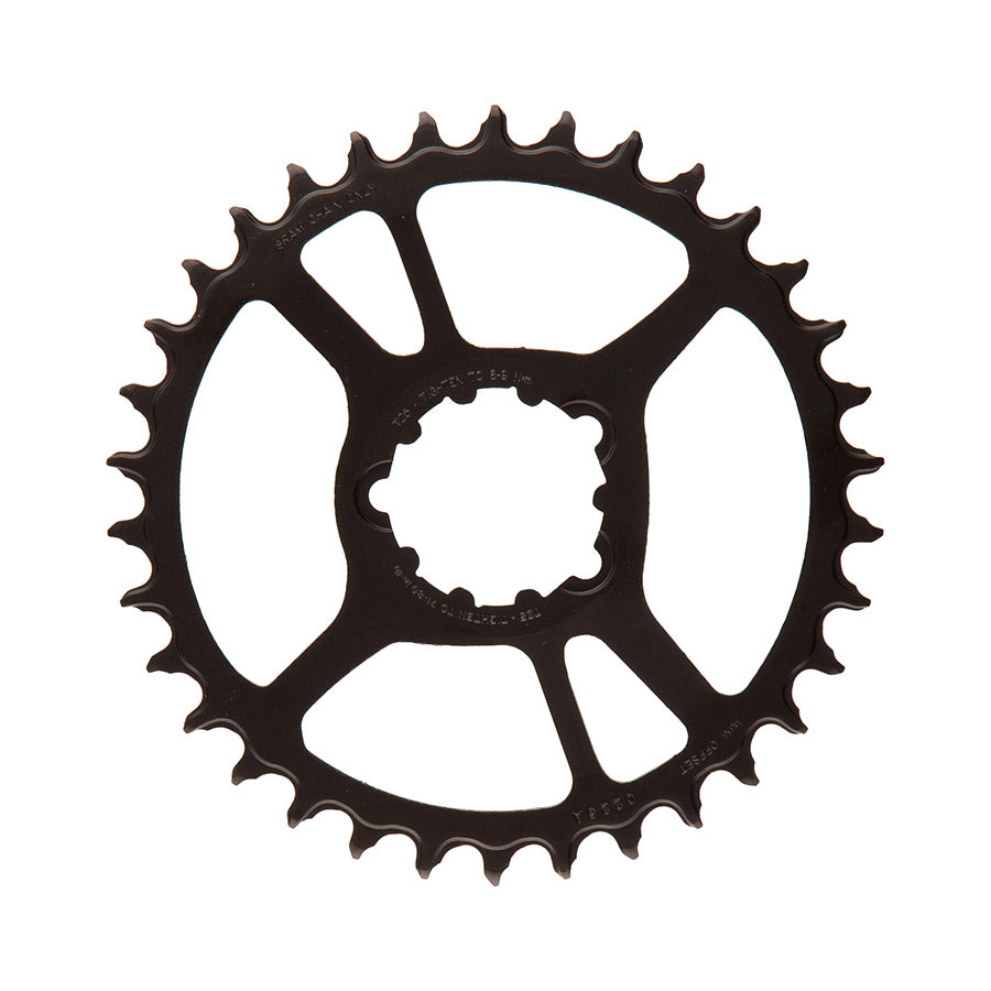 SRAM, X-SYNC Eagle Steel 3mm F1, Chainring, Teeth: 30, Speed: 12, BCD: Direct Mount SRAM 3 Bolt, Bolts: 3, Steel, Black