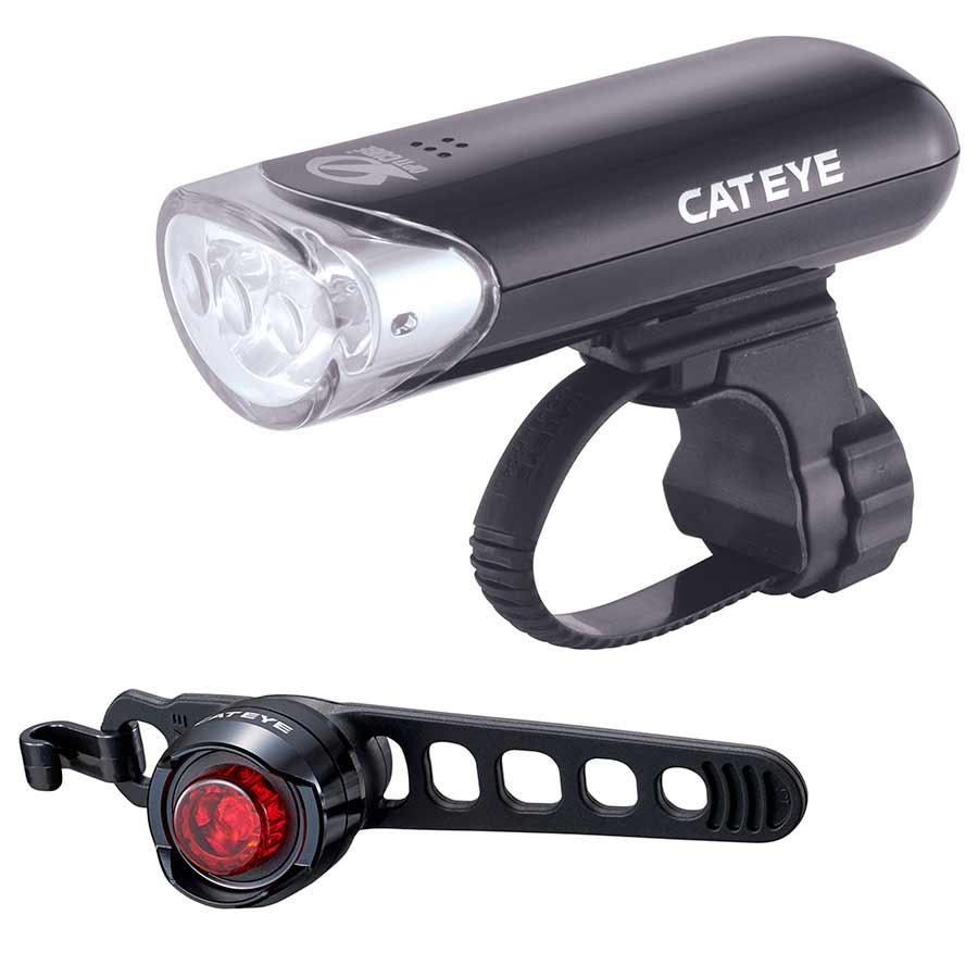 CatEye - HL-EL135 front + Orb rear