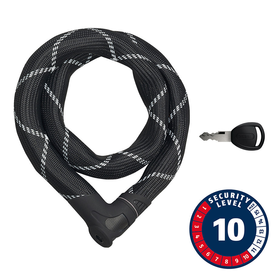 Abus, IvyTex IVEN 8210K, Chain Lock, Key, 8mm, 85cm, 2.8&