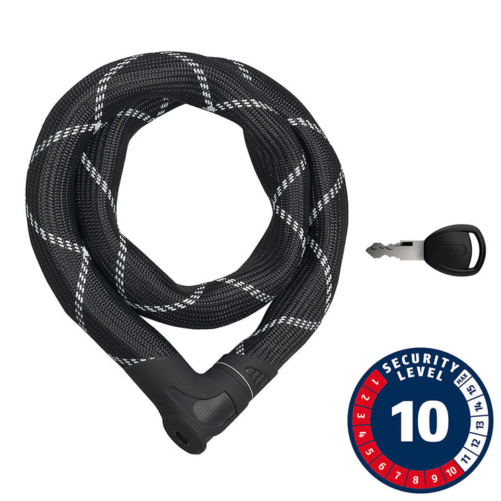 Abus, IvyTex IVEN 8210K, Chain Lock, Key, 8mm, 85cm, 2.8&