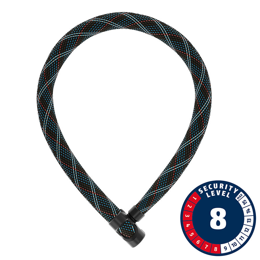 Abus, IvyTex IVERA 7210K, Chain Lock, Key, 7mm, 85cm, 2.8&