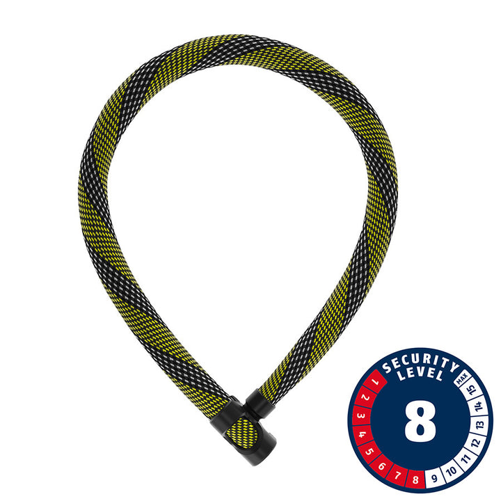 Abus, IvyTex IVERA 7210K, Chain Lock, Key, 7mm, 85cm, 2.8&