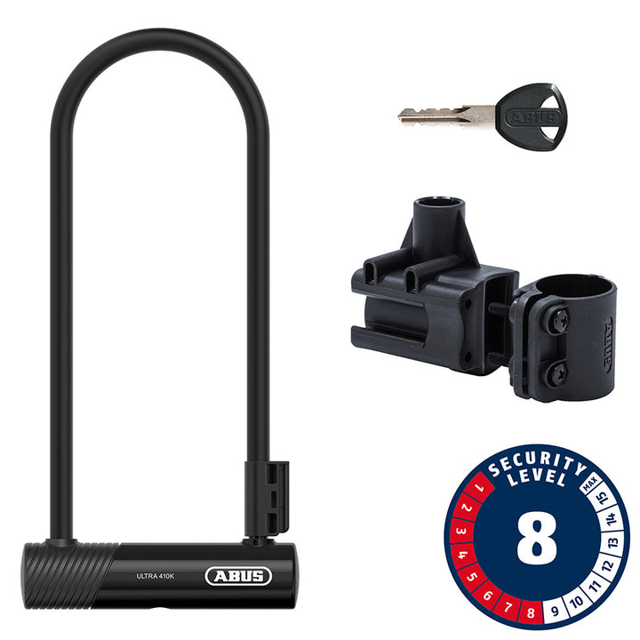 Abus, Ultra 410K, U-Lock, Key, 12mm, 170x300mm, 6.7&