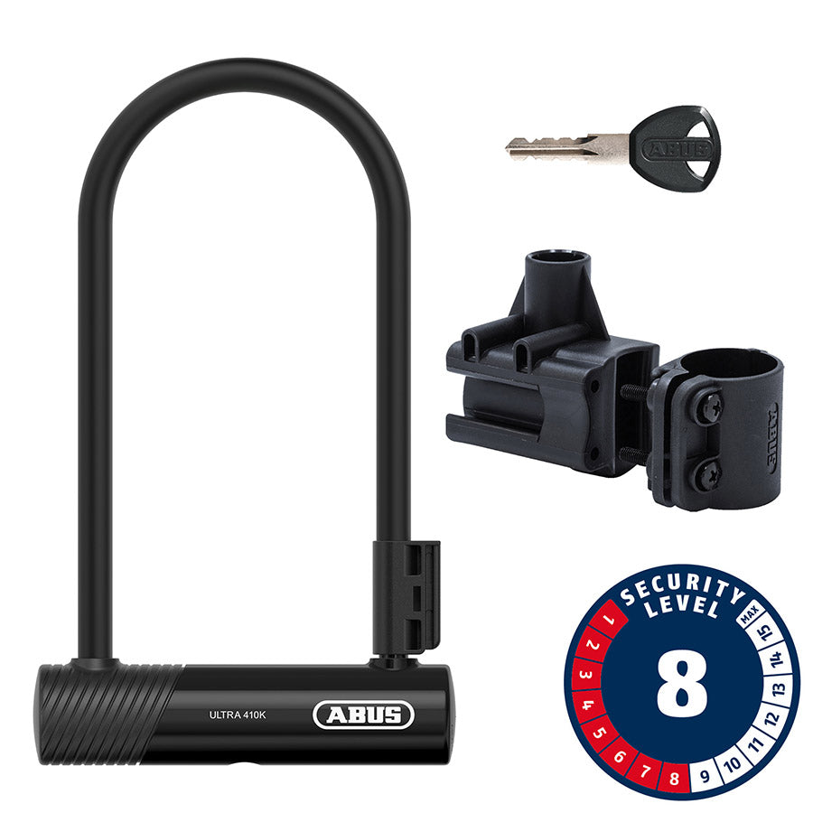 Abus, Ultra 410K, U-Lock, Key, 12mm, 170x300mm, 6.7&