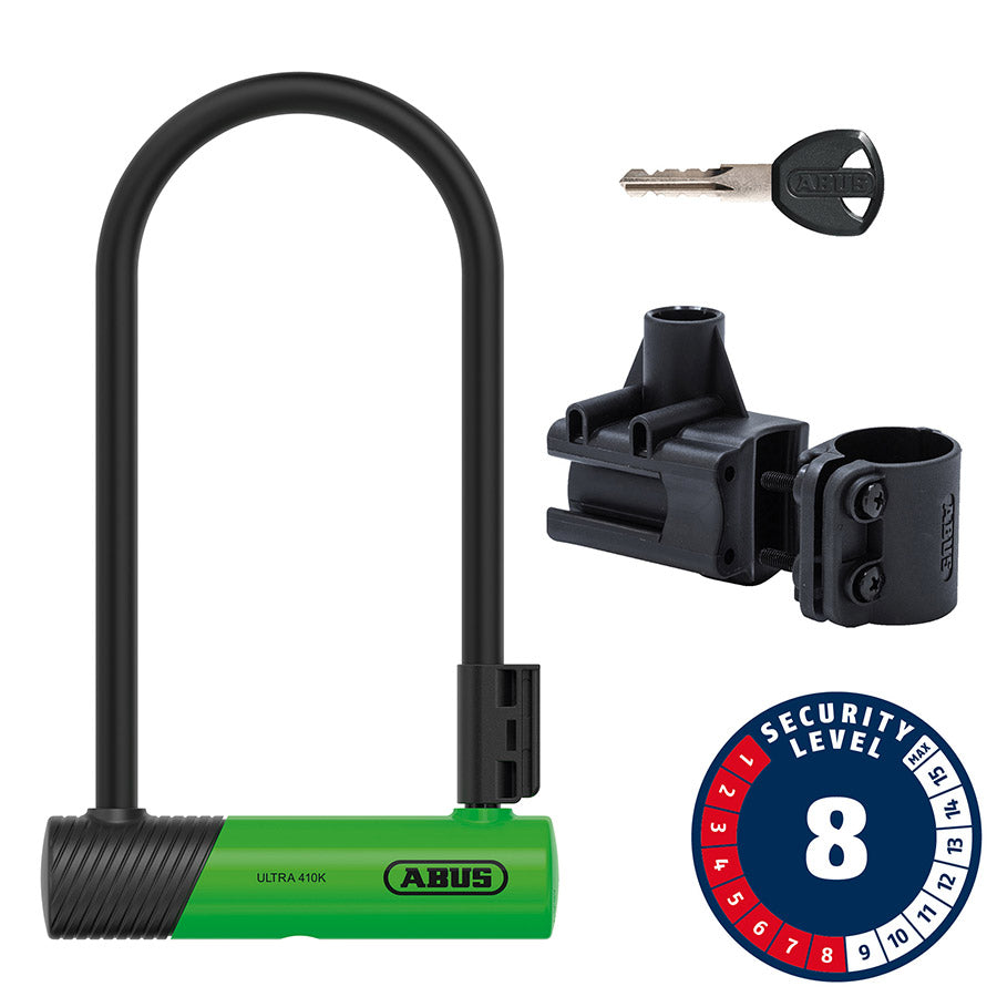 Abus, Ultra 410K, U-Lock, Key, 12mm, 170x300mm, 6.7&