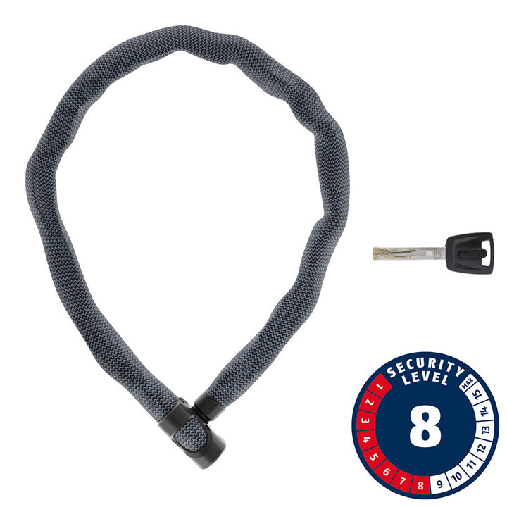 Abus, IVERA 7210K, Chain Lock, Key, 7mm, 85cm, 2.8&