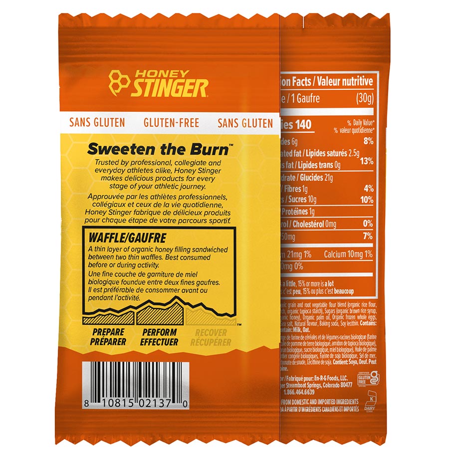 Honey Stinger - Organic Gluten Free Waffles