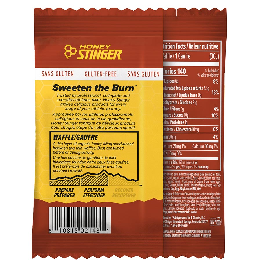 Honey Stinger - Organic Gluten Free Waffles