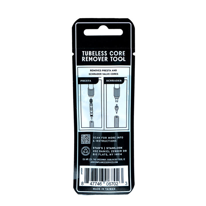 Stans No Tubes, Valve Core Tool, Valve Core Remover Tool